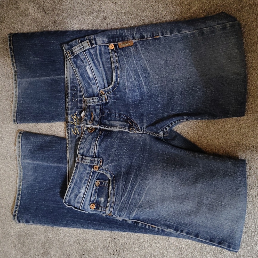 Silver Jeans Blue Denim Flare Jeans Size 30x33